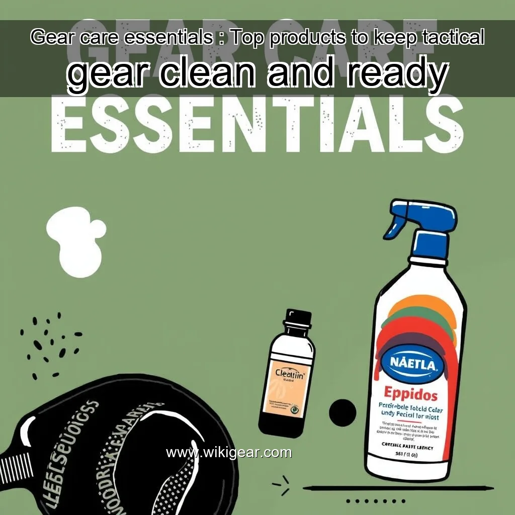 Read more about the article Gear care essentials : Top products to keep tactical gear clean and ready