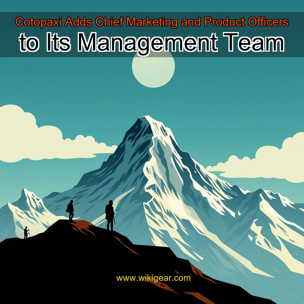 Read more about the article Cotopaxi Adds Chief Marketing and Product Officers to Its Management Team