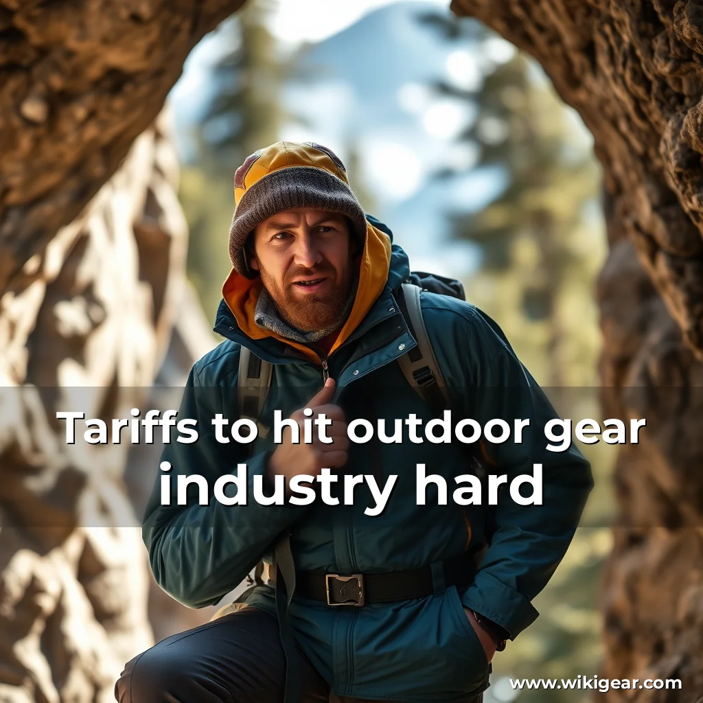 Read more about the article Tariffs to hit outdoor gear industry hard