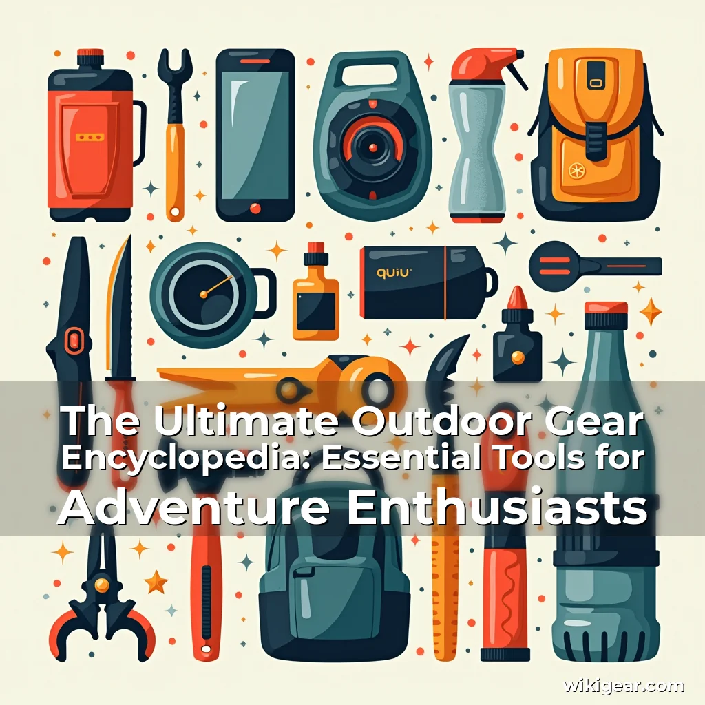 Read more about the article The Ultimate Outdoor Gear Encyclopedia: Essential Tools for Adventure Enthusiasts