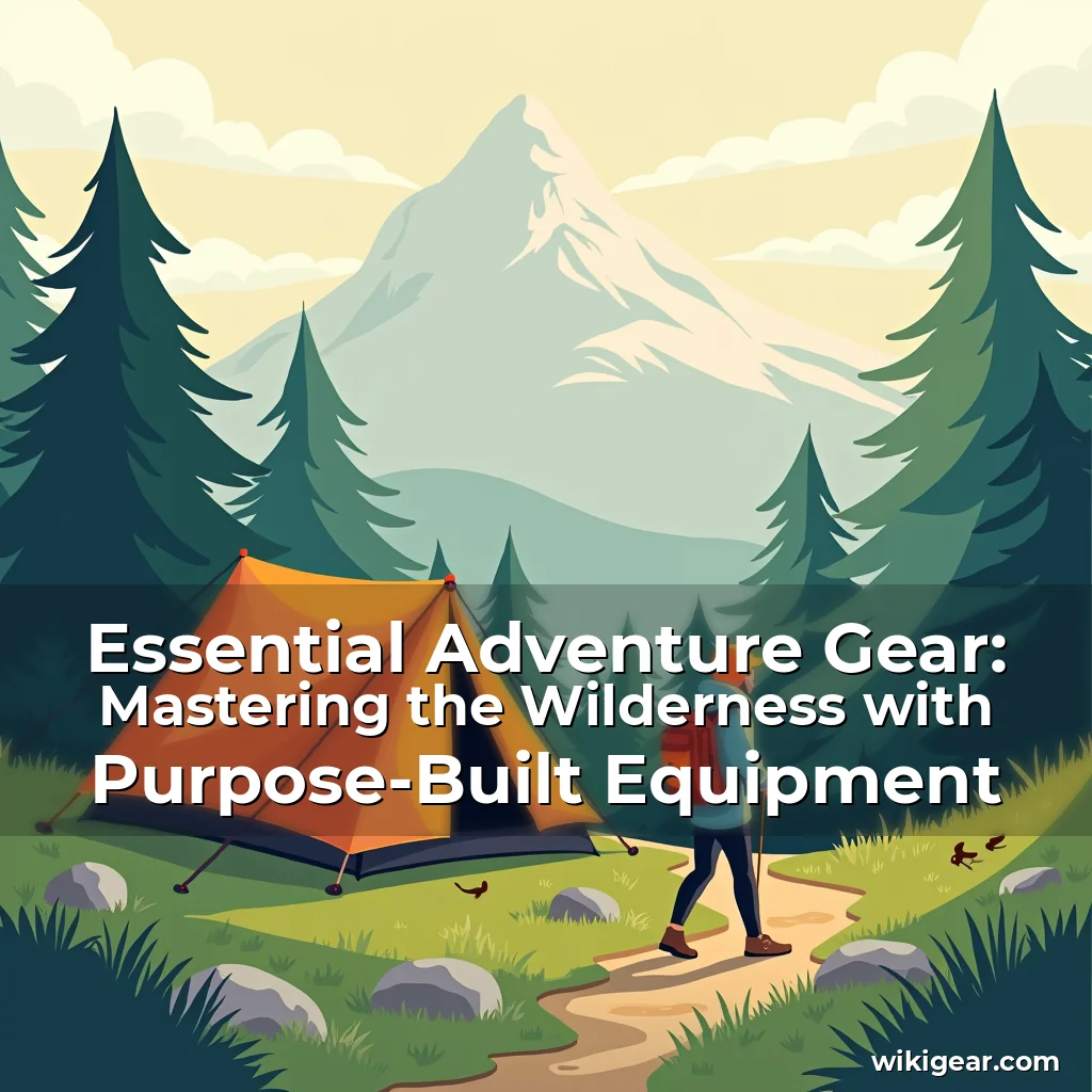 Read more about the article Essential Adventure Gear: Mastering the Wilderness with Purpose-Built Equipment