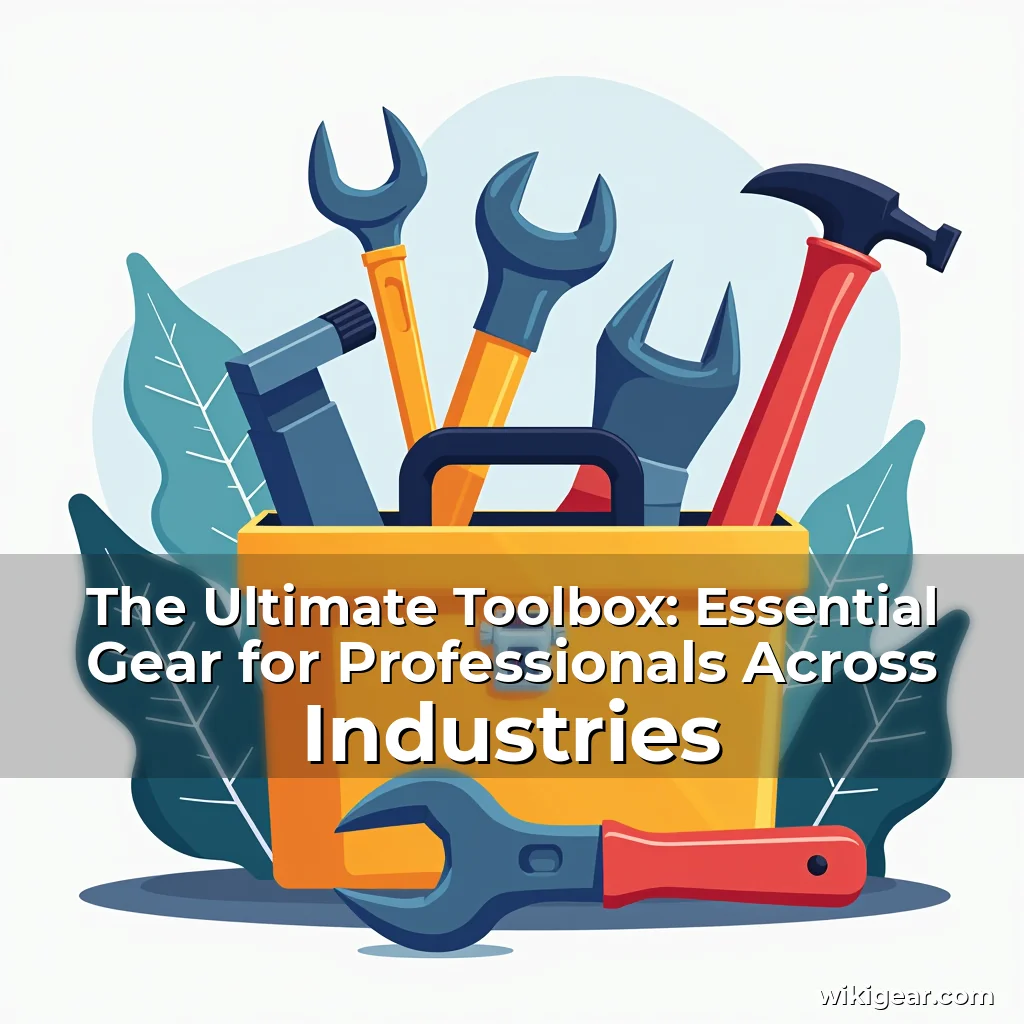 Read more about the article The Ultimate Toolbox: Essential Gear for Professionals Across Industries